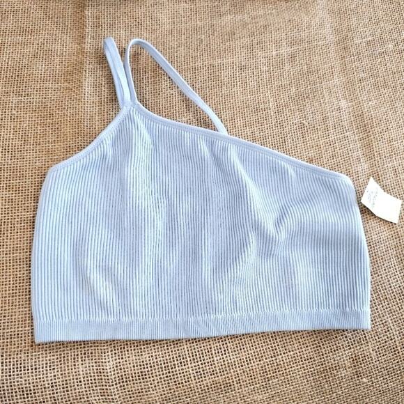 aerie Tops - NWT Aerie Ribbed One Shoulder Top